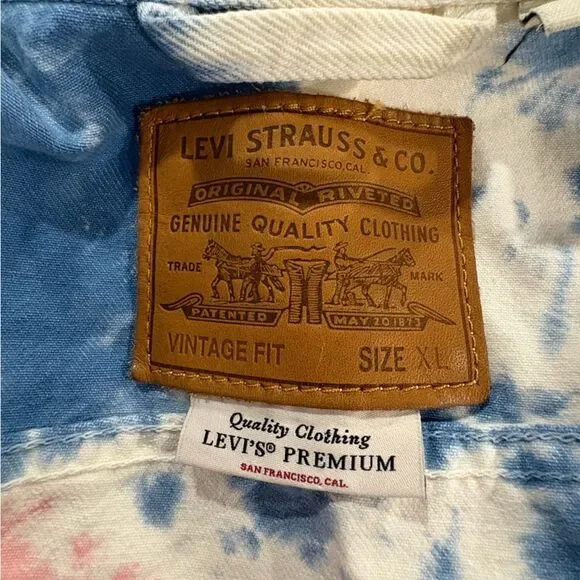 Levi's Vibrant Tie-Dye Denim Jacket - Picture 7 of 14